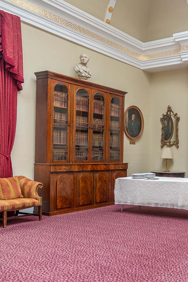 Fellows' Lounge Reception room laid for a buffet lunch Fellows' Lounge Reception room laid for a buffet lunch