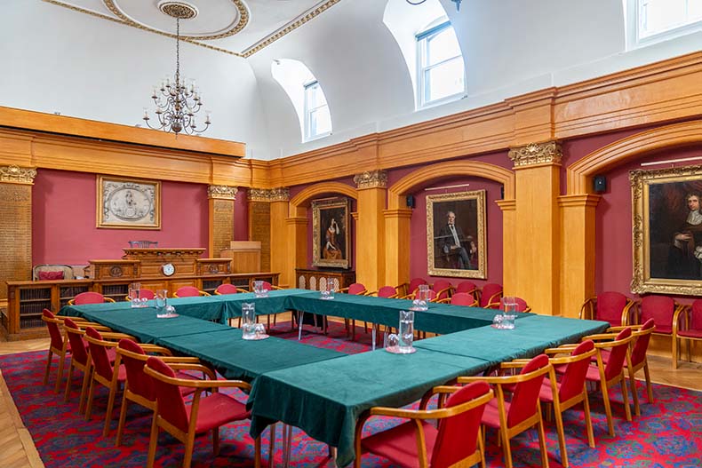 Lettsom Hall Conference room laid out for a meeting Lettsom Hall Conference room laid out for a meeting