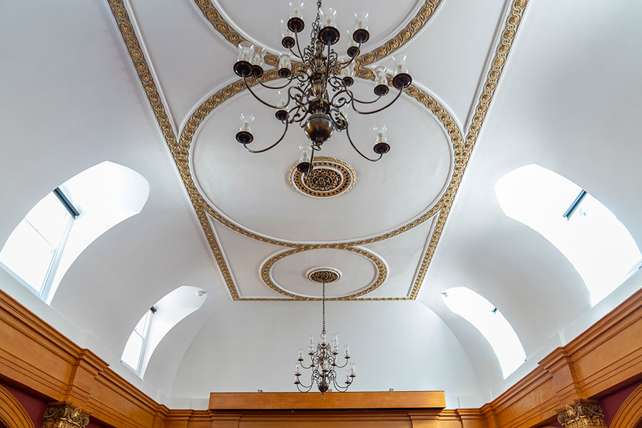 lettsome-house-conference-ceiling-hm Lettsom House entrance hall with spiral staircase