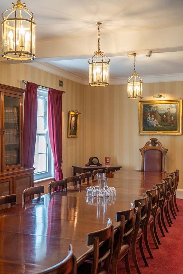 The Camberwell Boardroom laid out for a meeting with a view to the window The Camberwell Boardroom laid out for a meeting with a view to the window